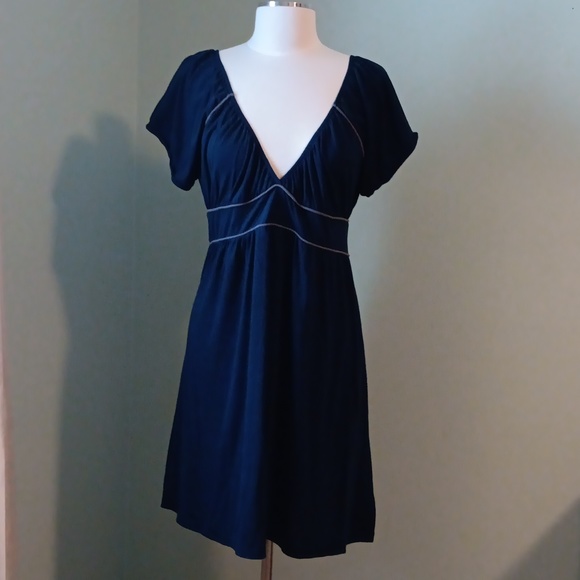Navy Jersey Sundress Size M - Picture 1 of 3